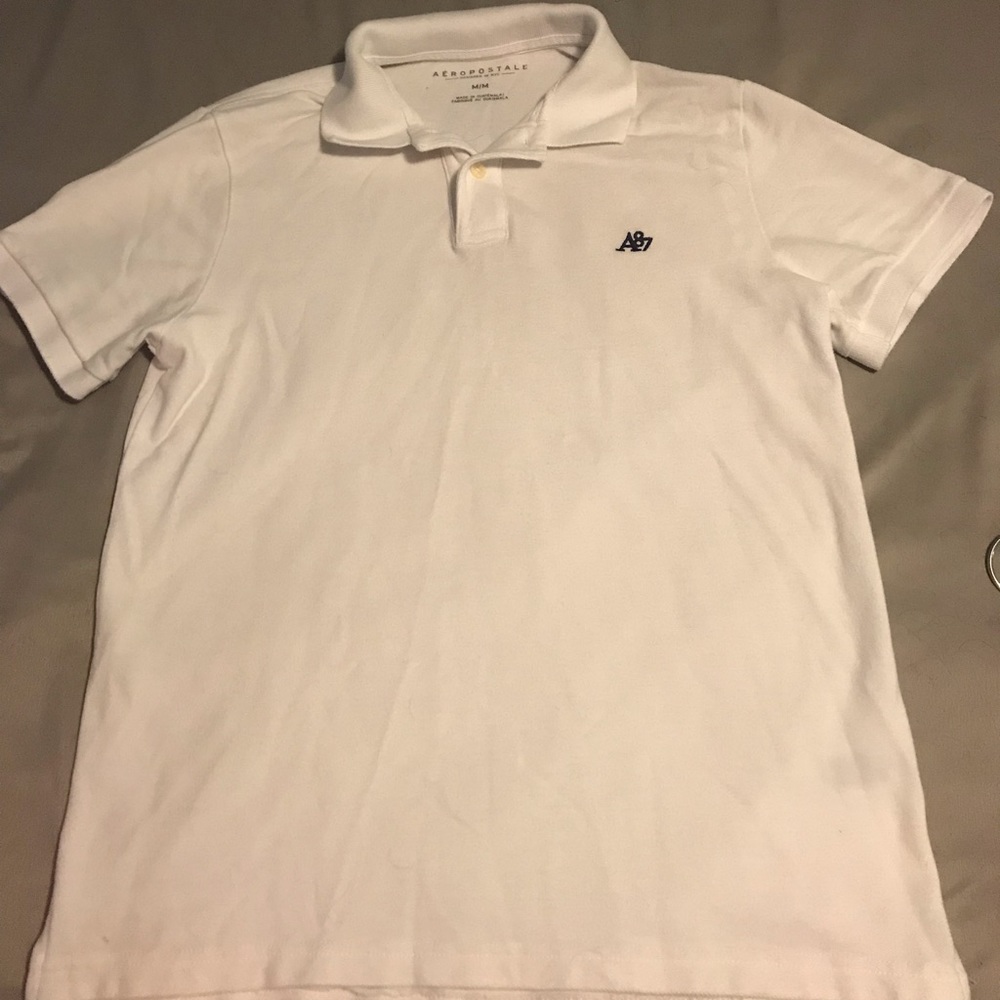Aeropostale White Polo